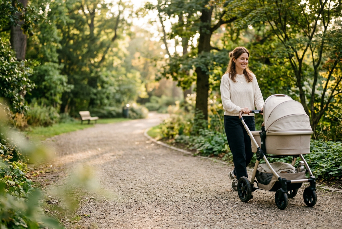 Umylo stroller lifestyle hero image